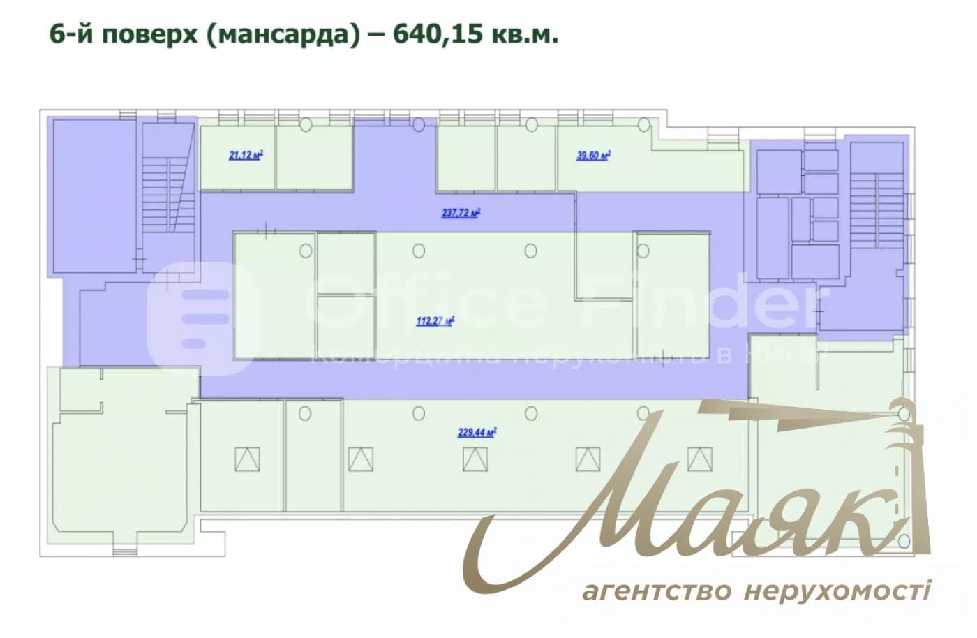 Оренда офісу 640 м.кв. на Подолі, Боричев Тік