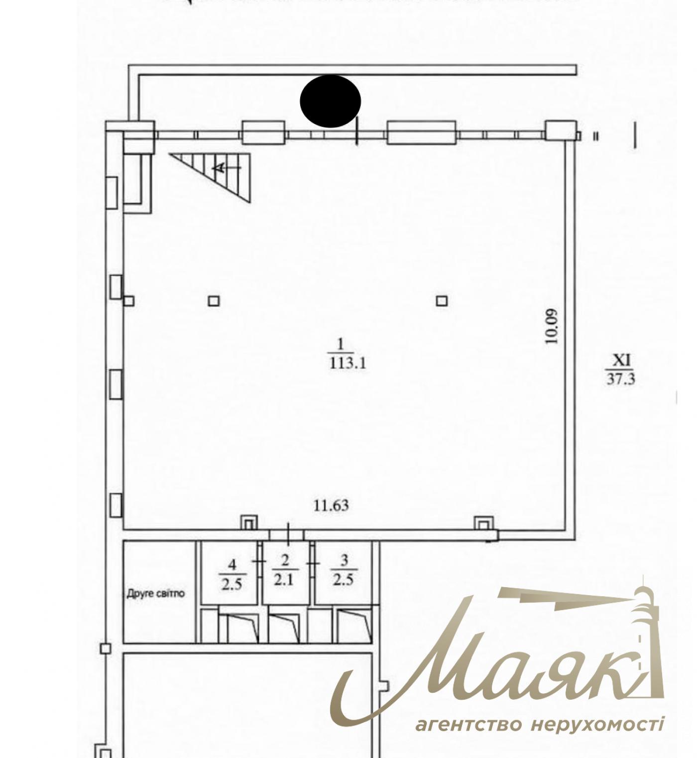 Commercial facade premises for rent in the residential complex "Novopecherskie Lipki"