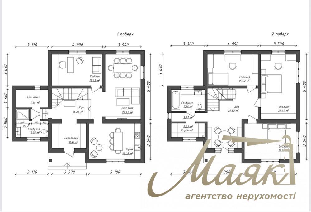Продажа дома 283м2 в селе Гатное