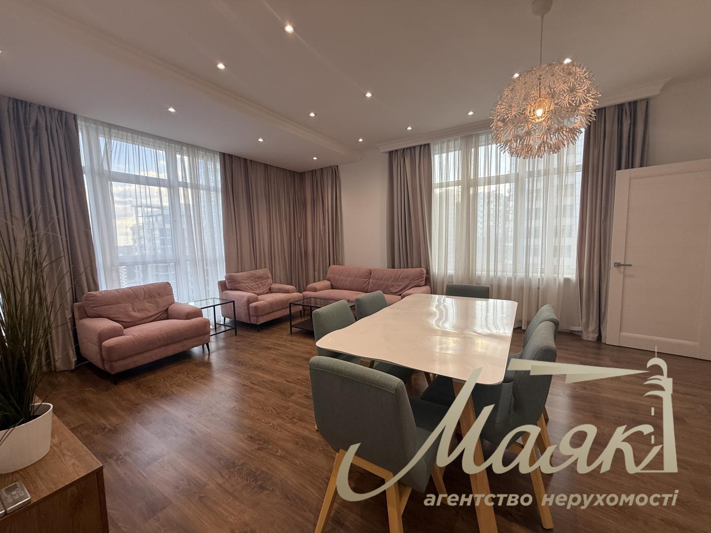 Оренда 3-кімнатної квартири в ЖК "Новопечерські Липки", вул. Андрія Верхогляда, Центр