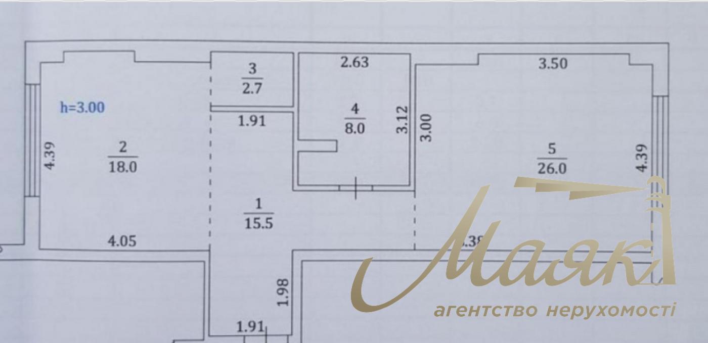 Продаж 2-х кімнатної квартири в ЖК Новопечерська Вежа