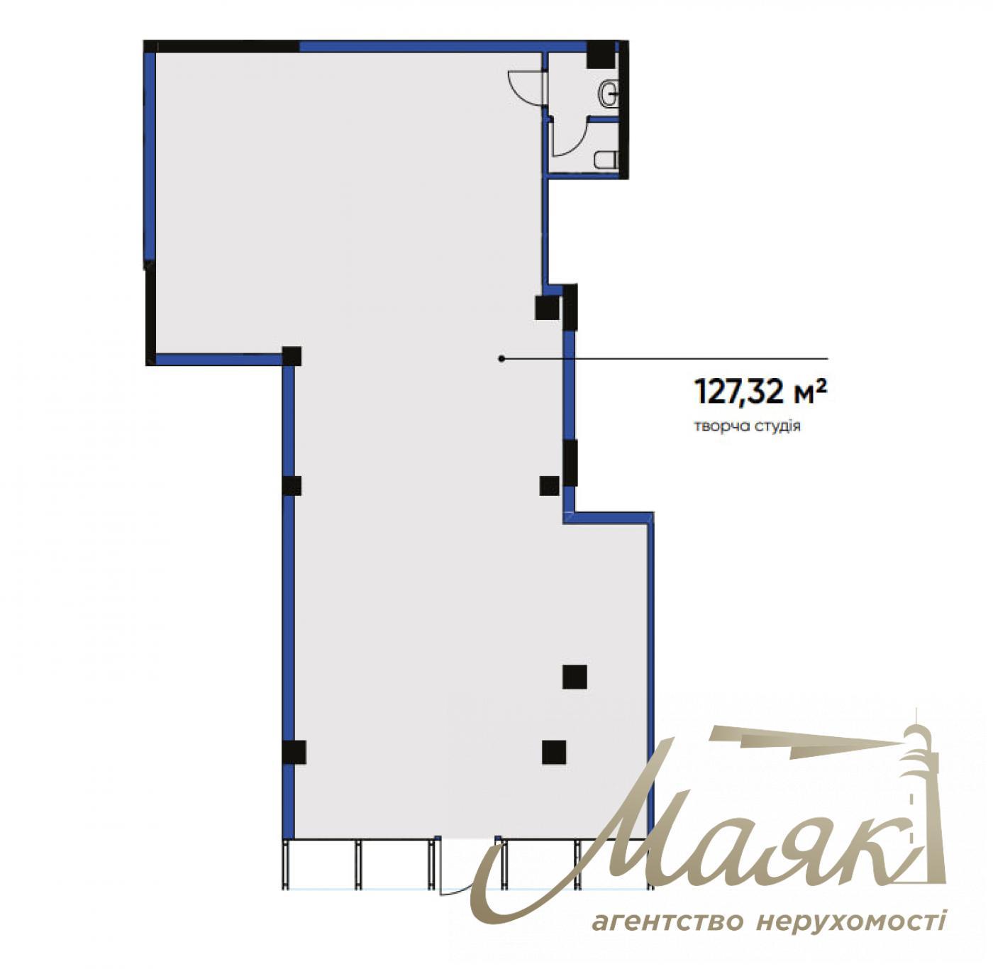 Продаж комерційного приміщення 127,3 м.кв. OLEGIV Boutique Residence, Татарка