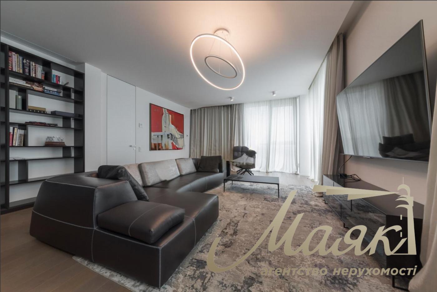 Rent 4-bedroom apartment 200m2 in LCD Novopecherskie Lipki, Andriy Verkhoglyada Street/Dragomirov Street, Pechersk, Kiev