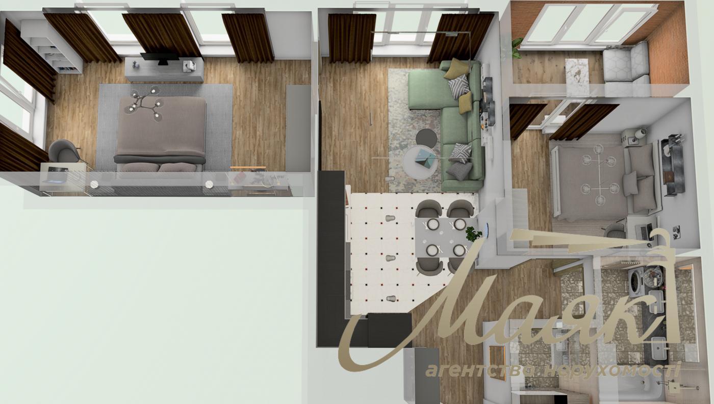 Продажа 2-комнатной квартиры в ЖК Sister, ул. Клеманская 3