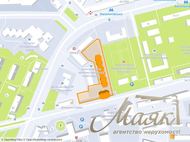 Rent 2 k apartment 50 m², Vasylkivska street, LCD Goloseevsky, metro station Vasylkivska