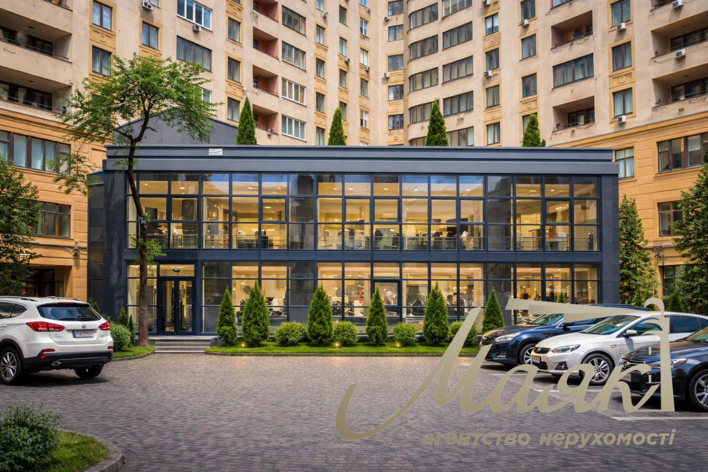 Оренда фасадного приміщення 220м2 в ЖК Atlantic Residences Фасад Оренда