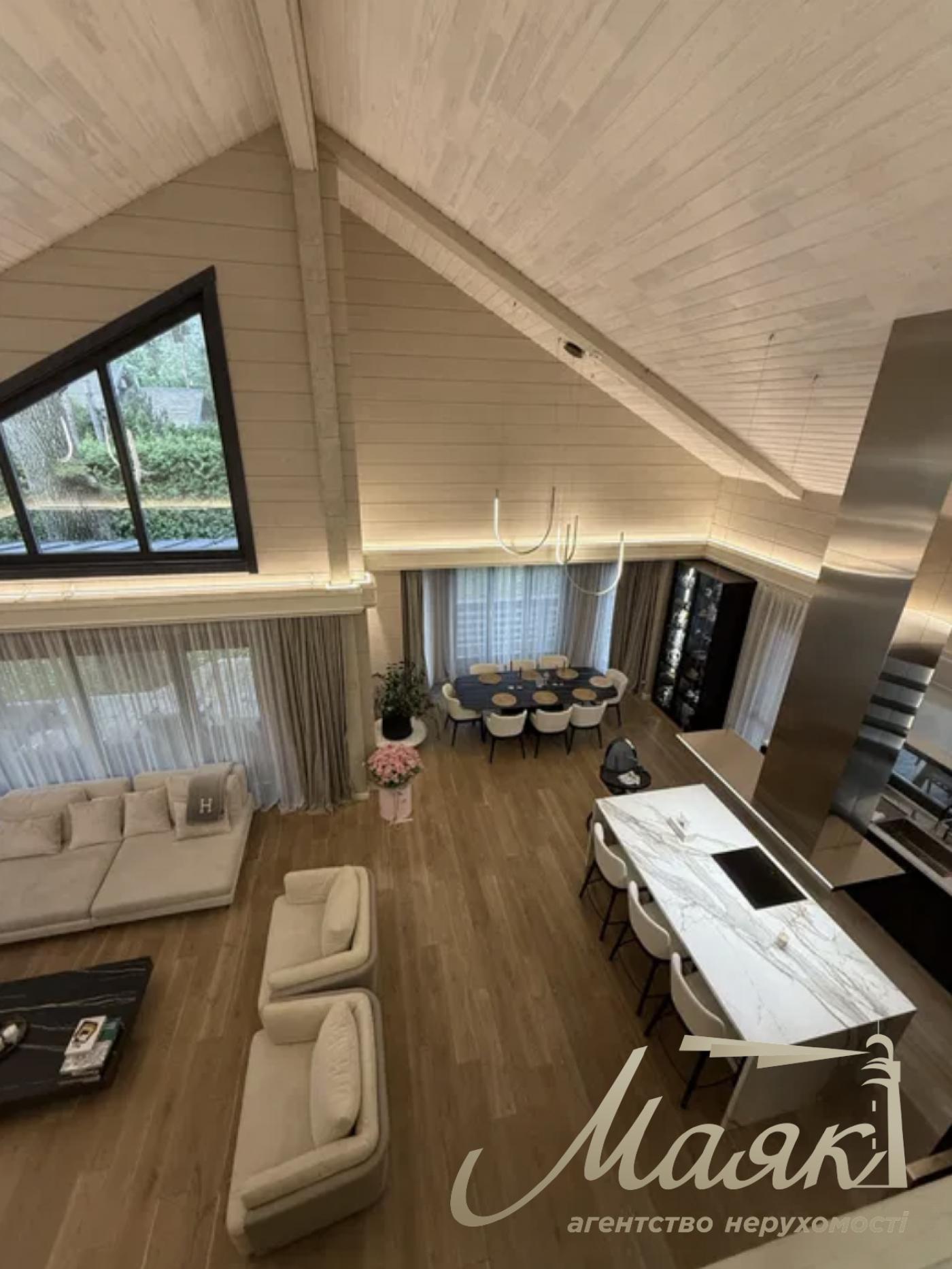 Продажа стильного 5-комнатного дома 377 м² в хуторе Мриги, Конча-Заспа, Голосеевский район Киева