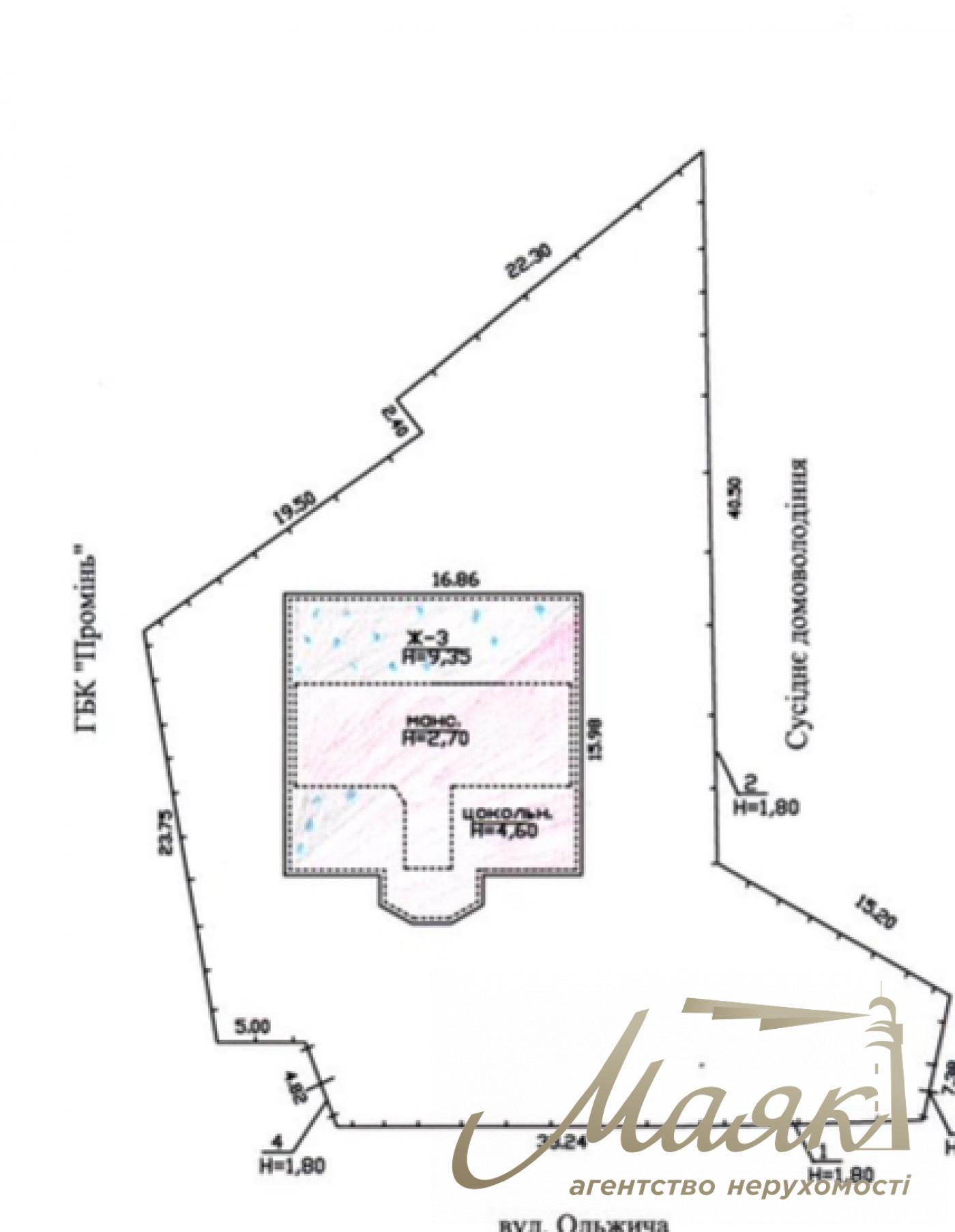Продажа дома 1000м2 по ул.Ольжича 44, Шевченковский район.