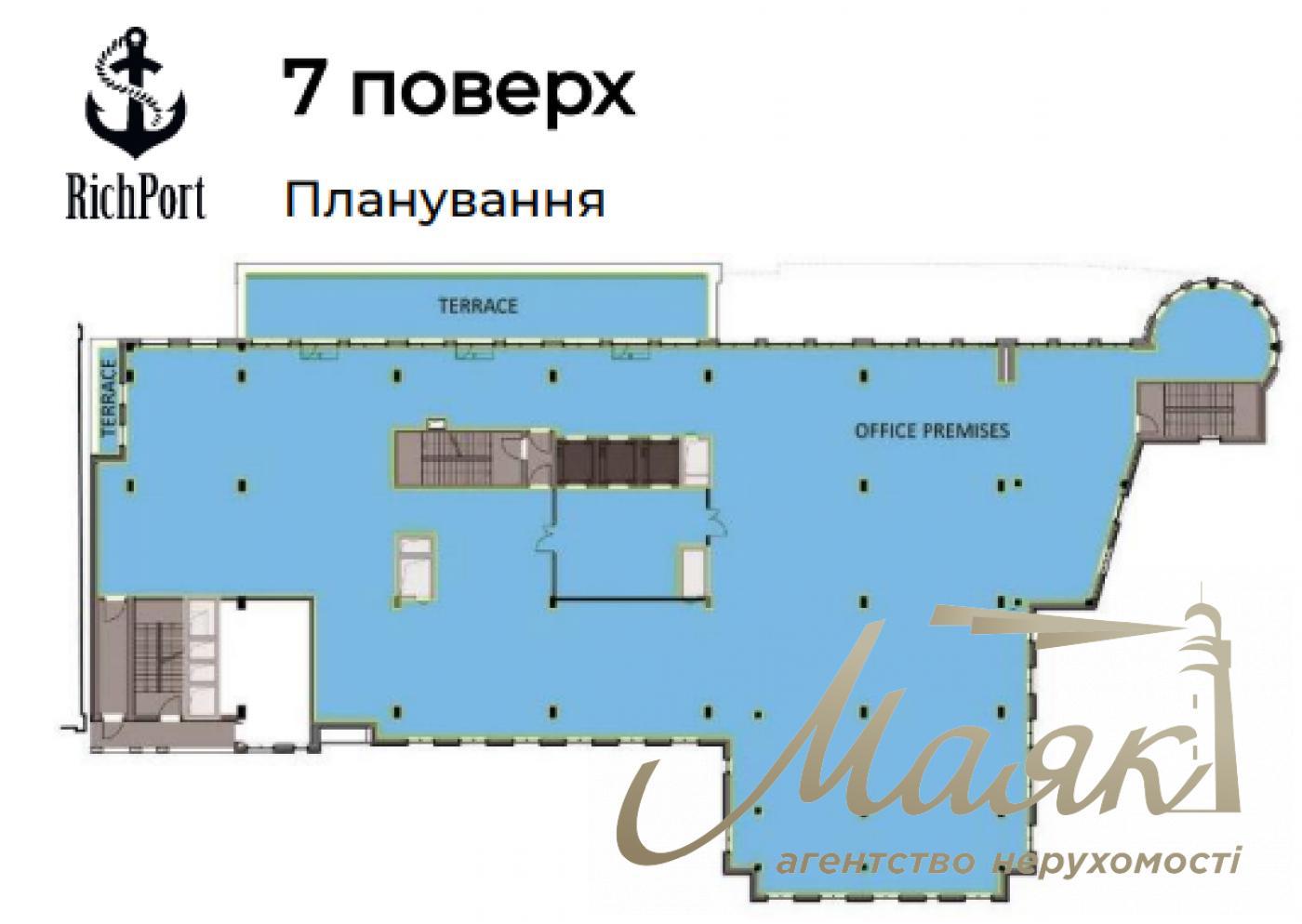 Оренда офісу 340м2 на Подолі вул. Сагайдачного в Бізнес центрі клас А