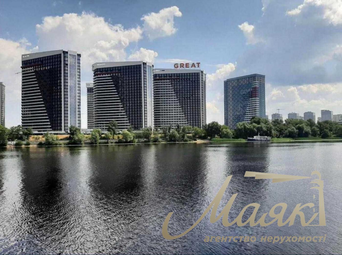 Продажа 2к квартиры по переуступке в ЖК "Грейт" Днепровская Набережная