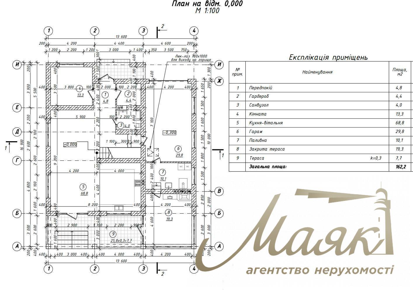 Продаж 2х-поверхового будинку 256м2 с.Шевченкове/Білогородка