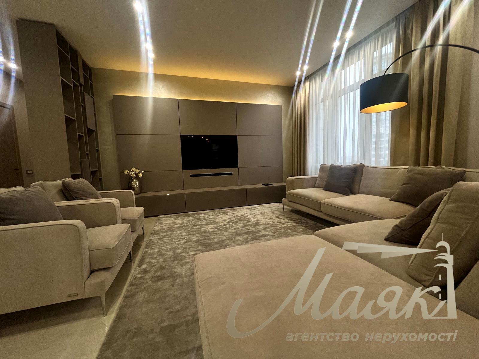 Оренда 4-кімнатної квартир 190 м² ЖК Новопечерські Липки, вул. Драгомирова, 20, Печерський район.