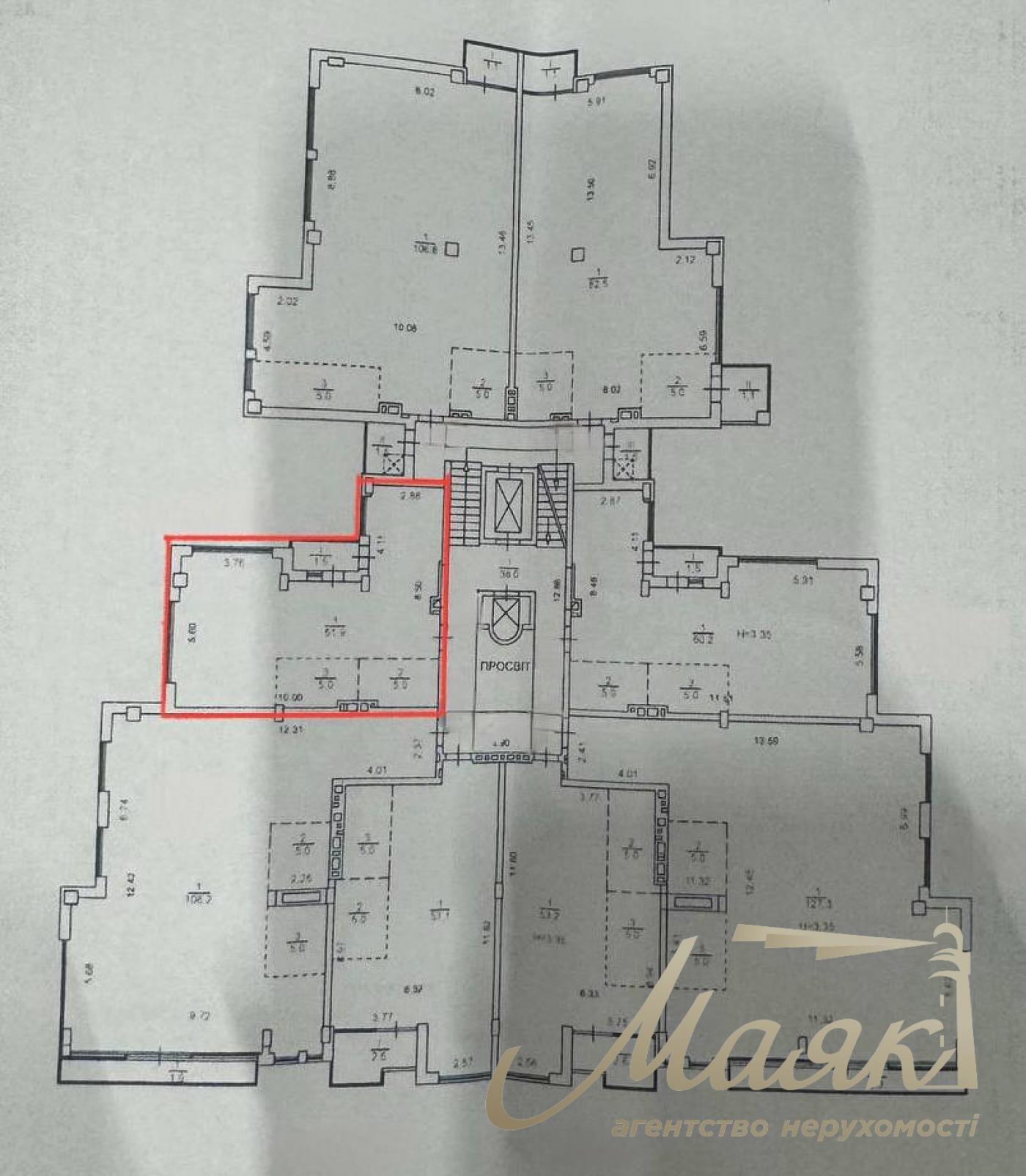 Продаж квартира 62м2 у клубному будинку Hidden, вул. Садово-Ботанічна, Печерськ, Київ