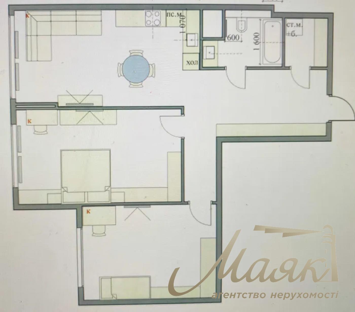 Оренда 2-кімнатної квартири ЖК Новопечерська Вежа Печерський район