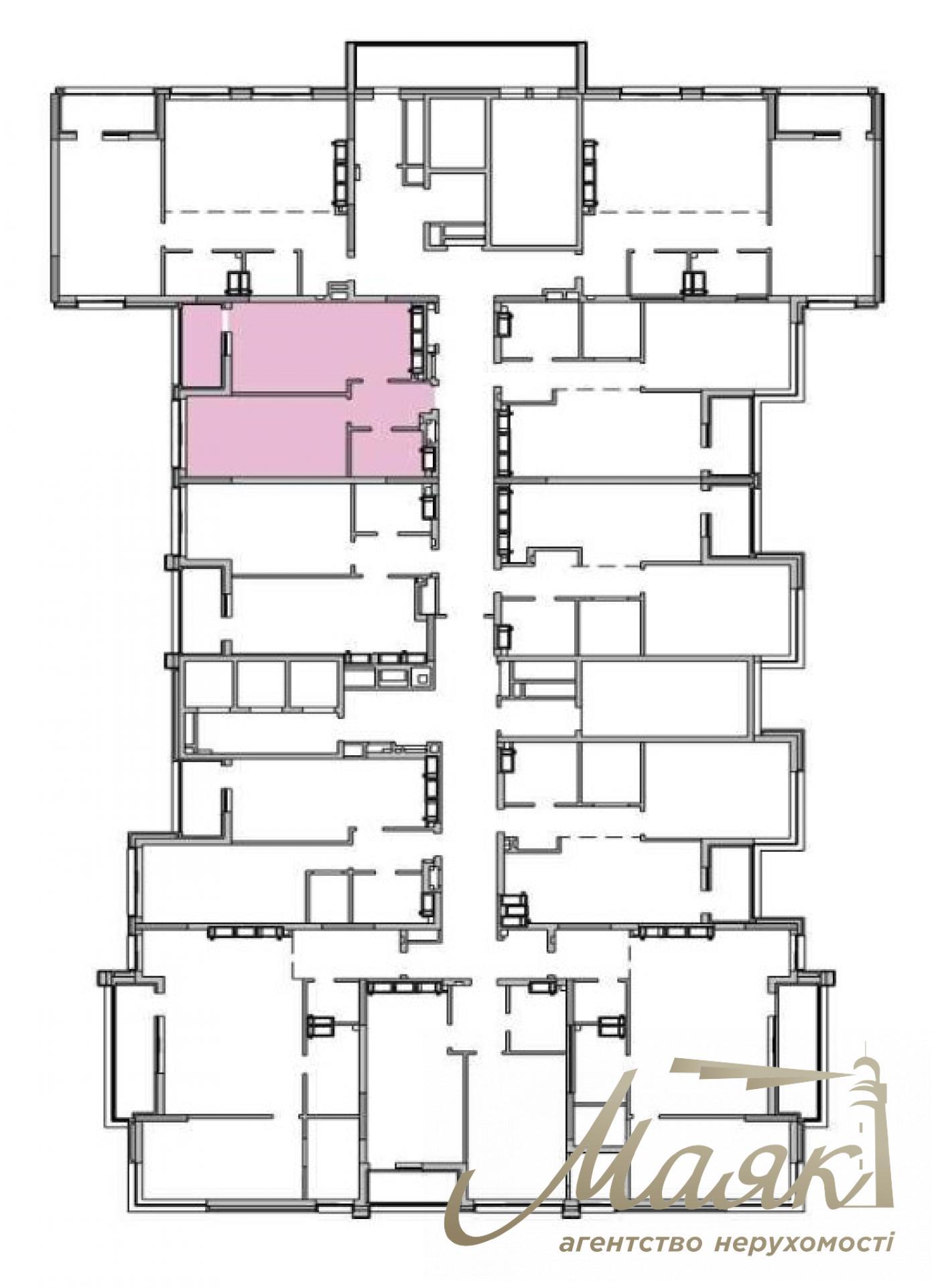 For sale 1k. apartment 51m in Residential Complex Maxima Residence, Maxima Residence, Konovaltsa str., Pechersk