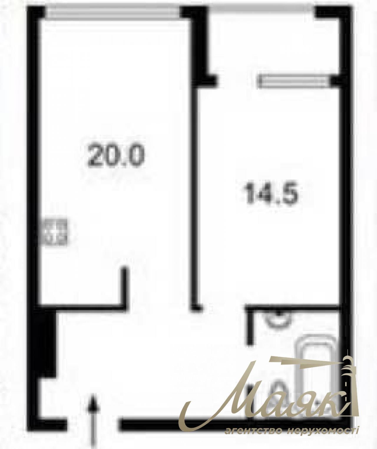 Продаж 2к квартири в ЖК Tetris Hall