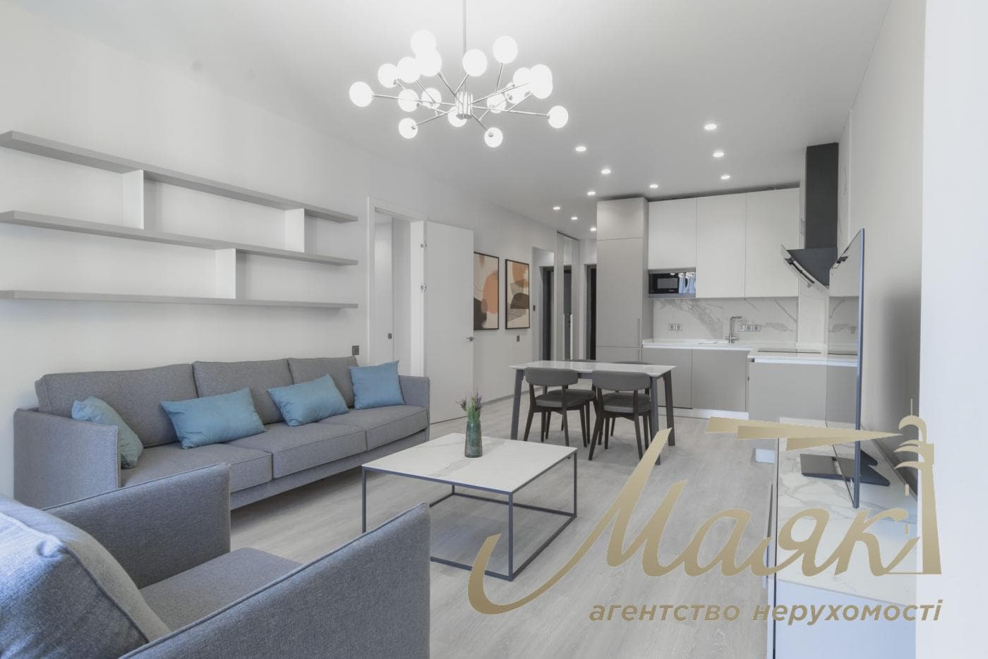 2-room apartment for rent in the Atlantic residential complex, 118 Antonovycha St., Sports Palace.