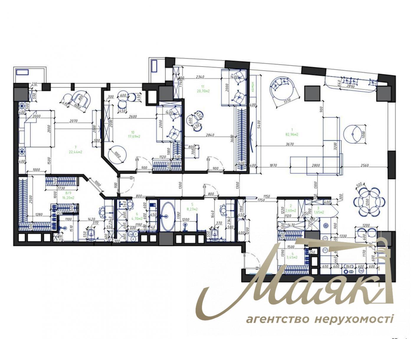 Продаж квартири 180м2 ЖК Park Avenue VIP, Київ