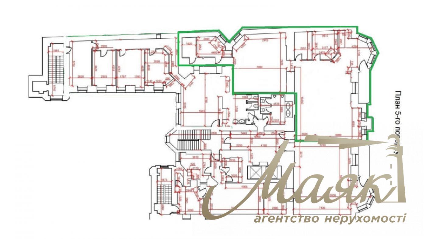 Оренда офісу 263м2 БЦ Європа, Музейний пров.4, Майдан Незалежності, Печерський р-н