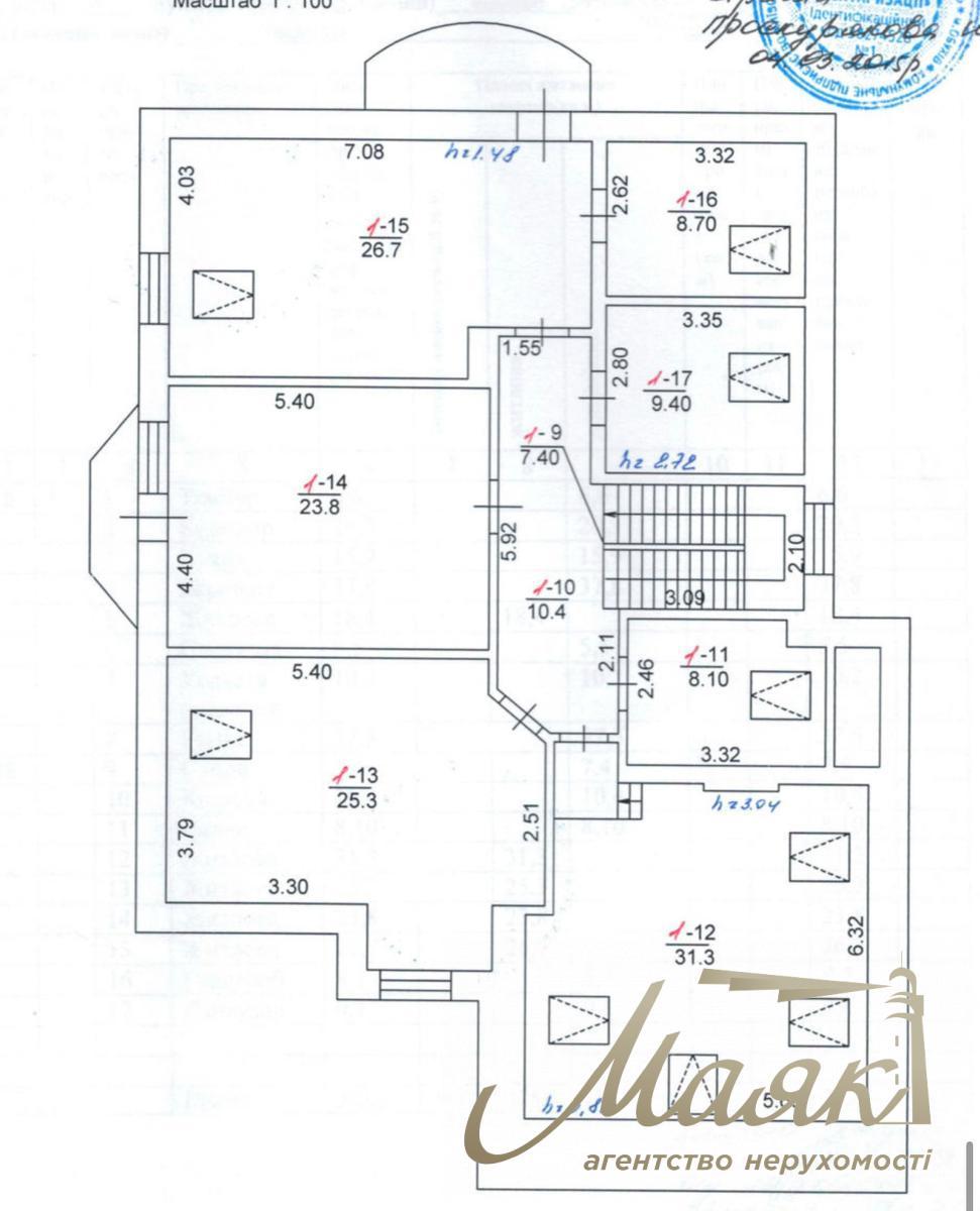 For sale house 303 m² in the center of the village Romankova, 12 sotok, with repair, Obukhiv direction, Kiev region.