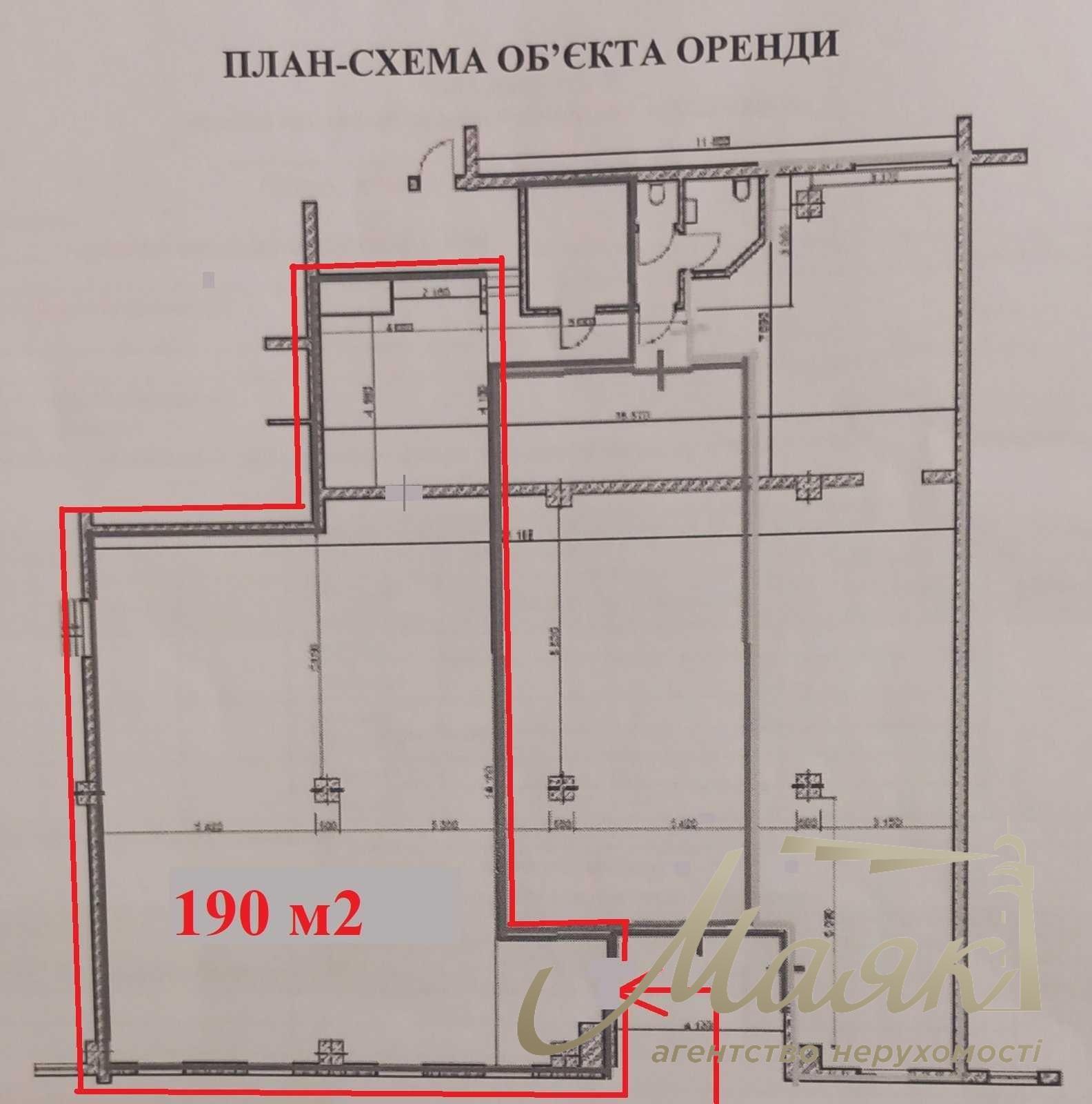 Оренда фасаду, 190 м2, Контрактова площа