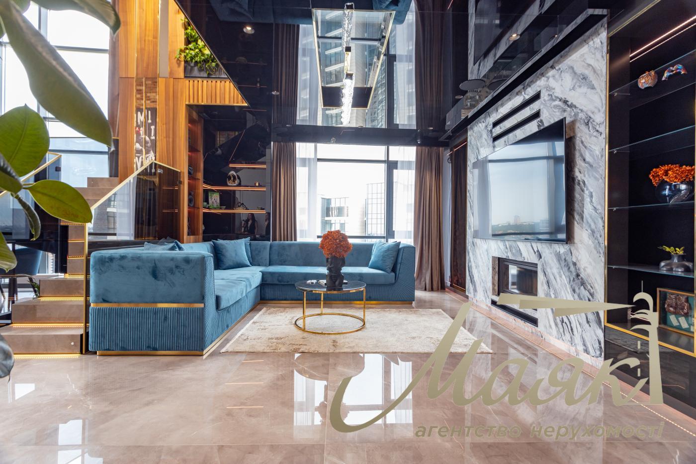 Продаж пентхауса 195 м² з терасою та дизайнерським ремонтом у ЖК Park Avenue VIP, Київ