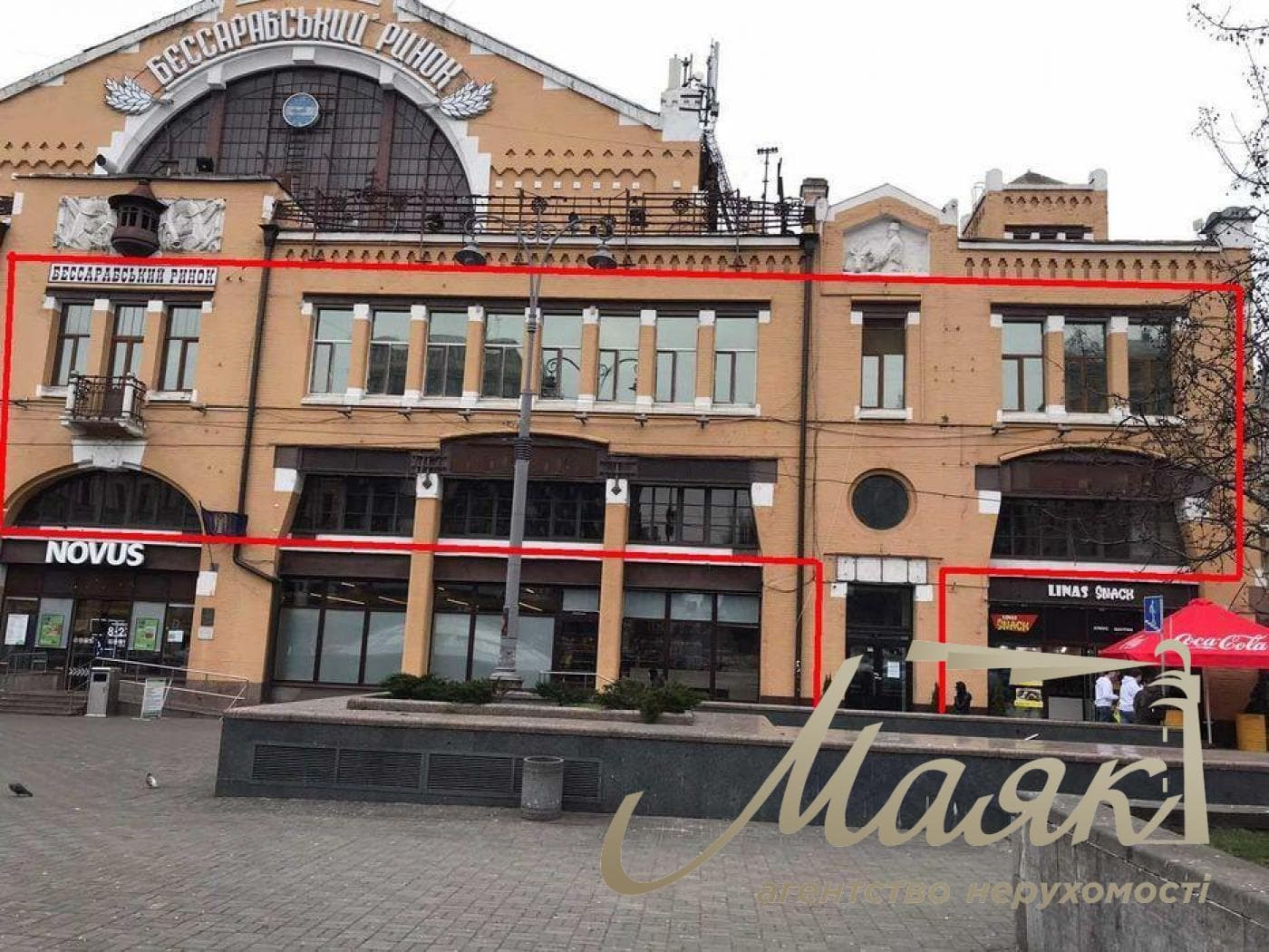 Оренда ресторану 630 м.кв. Бессарабський ринок, Центр