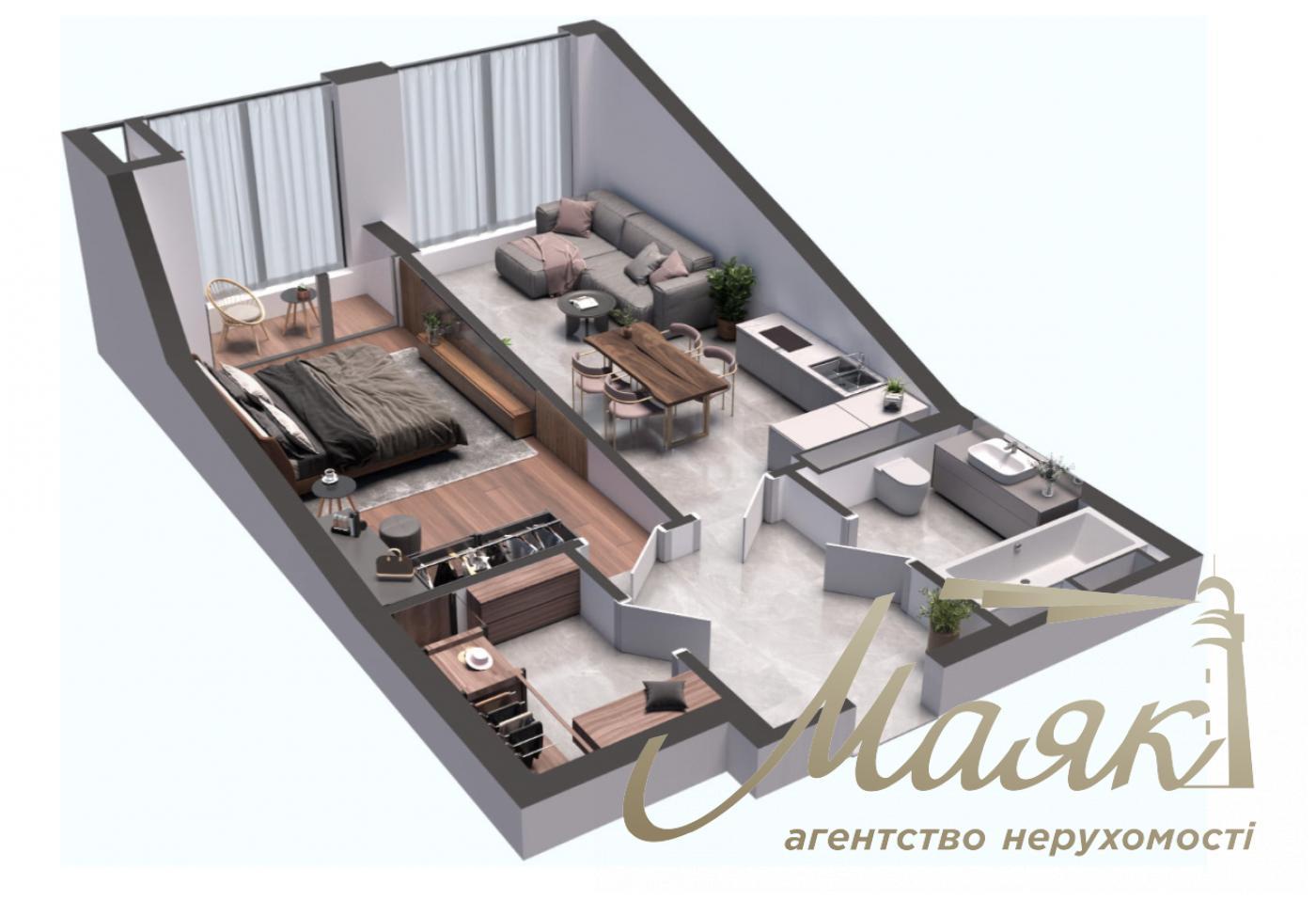 Продаж 1-кімнатної квартири ЖК А136 Highlight Tower, вул. Антоновича