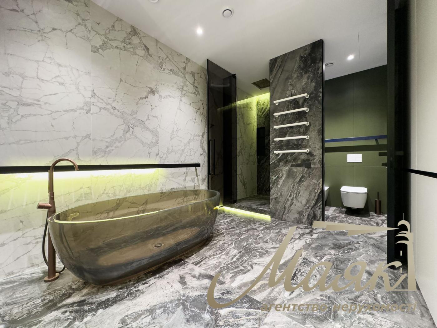 Rent of an exclusive apartment 300m2 in the residential complex Chicago Central house, Antonovicha st. (Gorky), 44