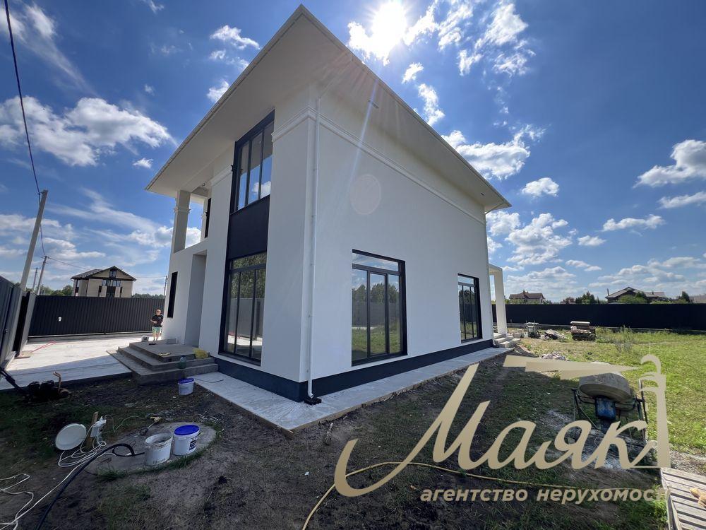 Sale of a new modern house of 170 m² on a plot of 10 hectares near the river. Kozyne.