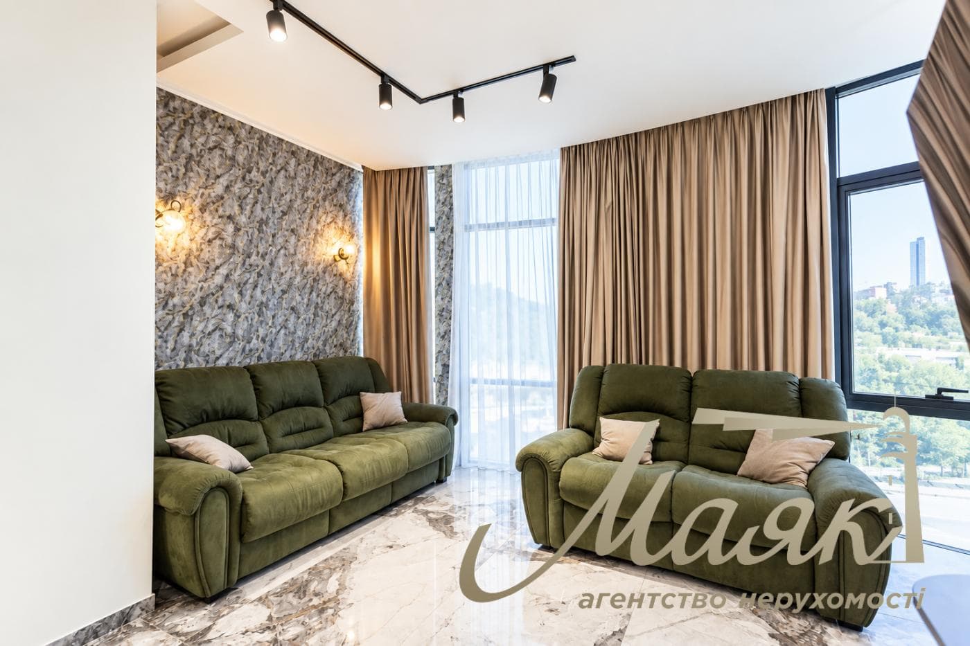 3-room apartment for sale, 91 m², in the “Exon” residential complex, downtown Kyiv, Shevchenkivskyi District, 2/1 Mirna St.