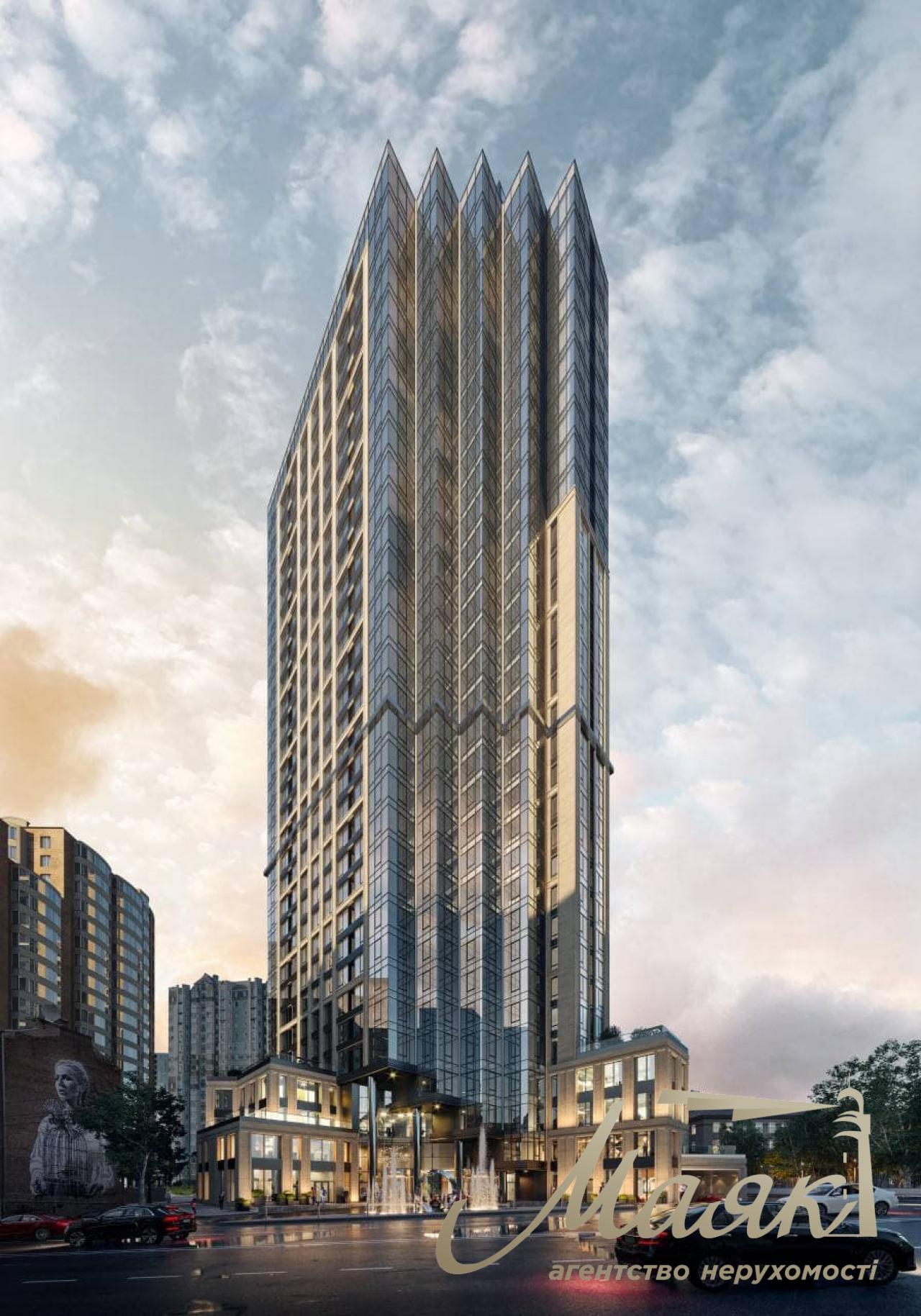 View, 1k apartment in residential complex A136, 55m2.