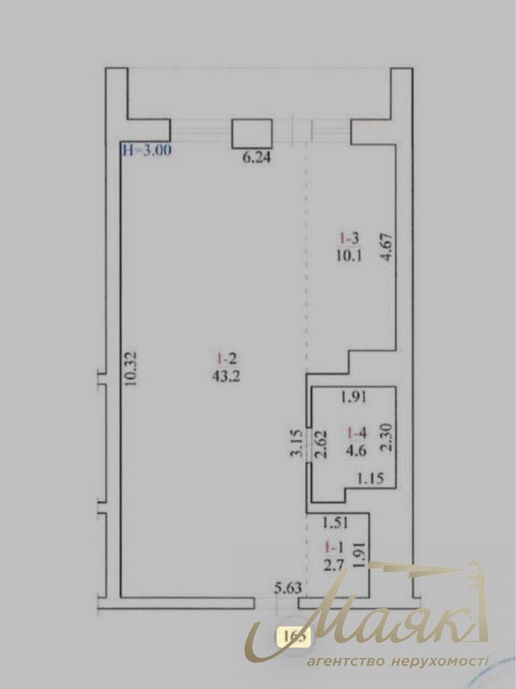 Продажа 2-комнатной квартиры 65м2,ЖК «Владимирский», ул. Антоновича, 109