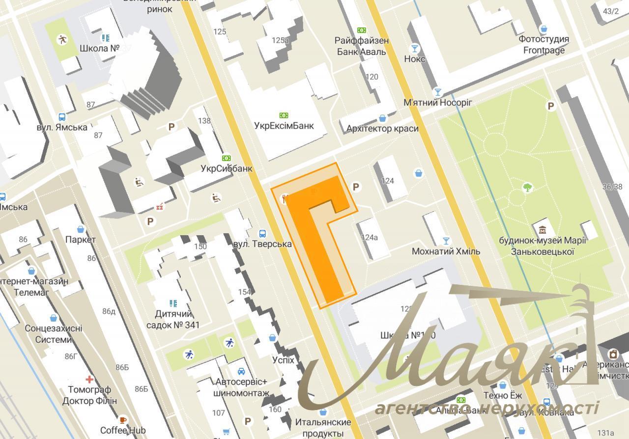 Office for sale in residential complex Park Hall 100 m2