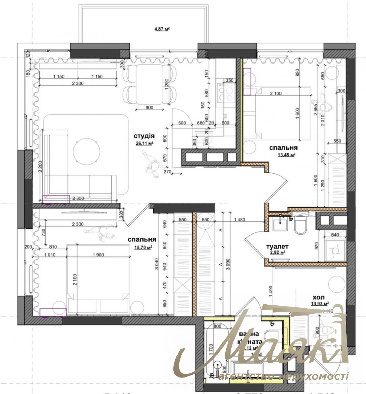 Продаж квартири 80м2 в ЖК Французького кварталу 2, вул. Предславинська, Центр, Київ
