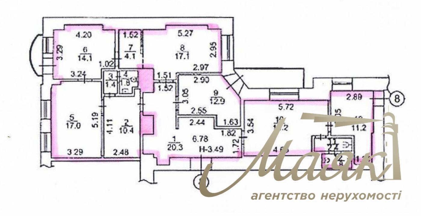 For sale office space 133 sq.m.sq. Saksaganskogo, Pechersk, Center