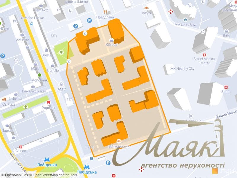 Apartment for sale in the "French Quarter 2" residential complex, Predslavinskaya St., Pechersk, Kyiv