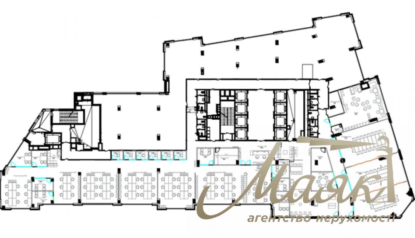 Оренда офісу 1373м2 в БЦ Сенатор, вул.Князів Острозьких 32/2, Печерськ.
