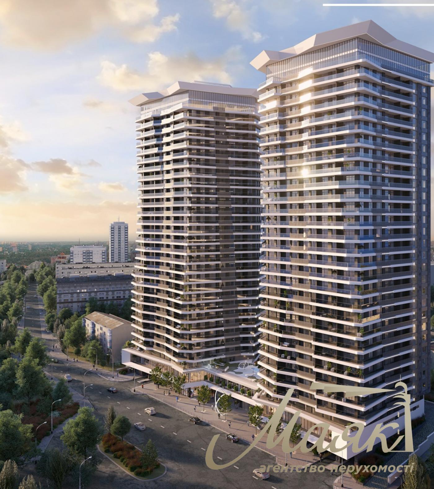 Sale of facade premises in the residential complex DIADANS, Evgeniya Konovaltsa street, Pechersk, Kyiv