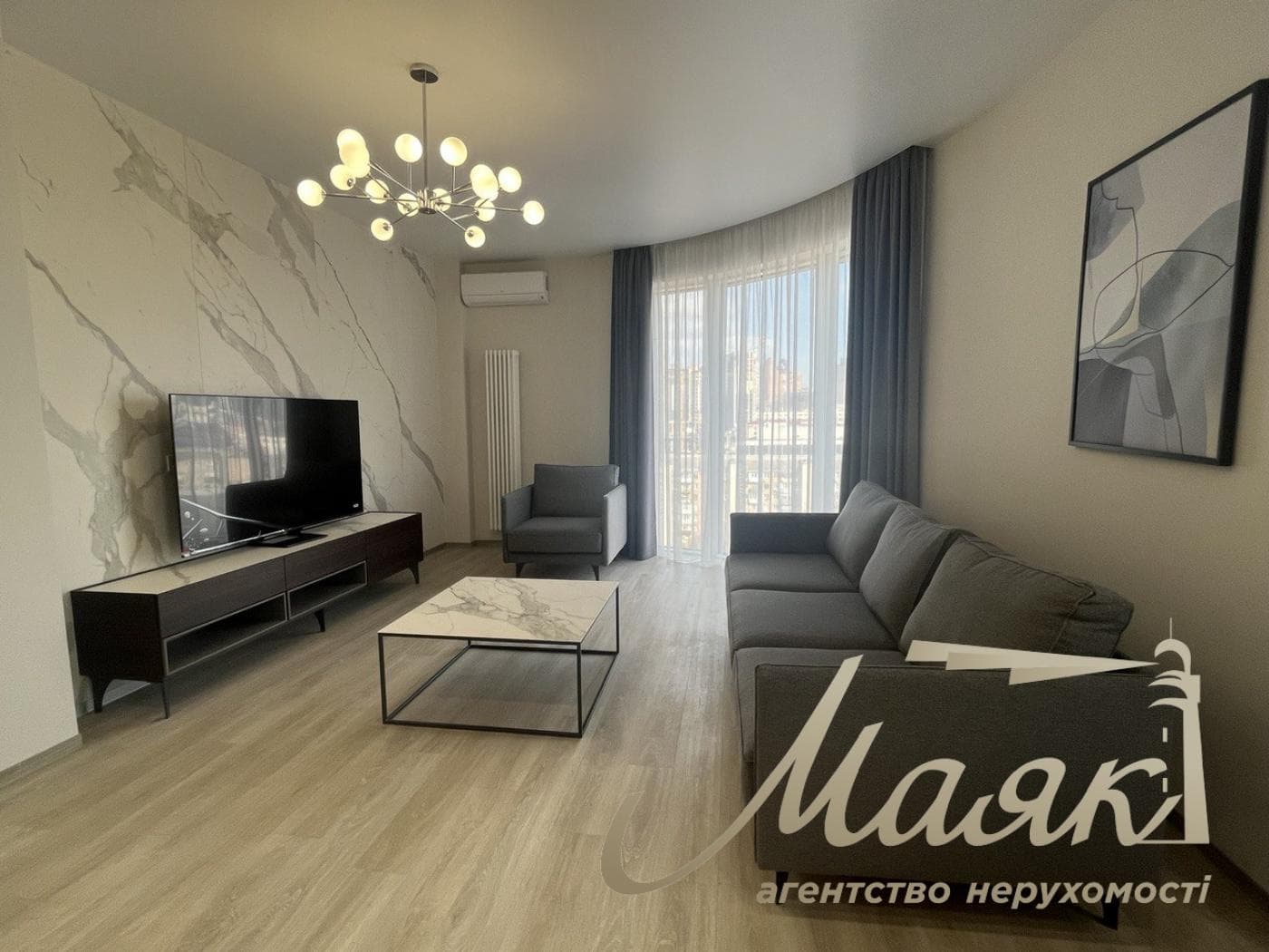 2-room apartment for rent on Antonovych Street, Atlantic Residence Center, Holosiivskyi District