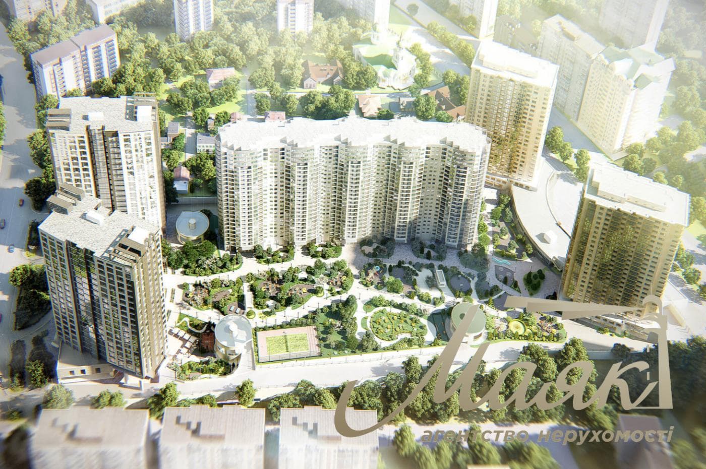 Apartment for sale in Park Avenue Residential Complex, 62 Goloseevsky Ave.