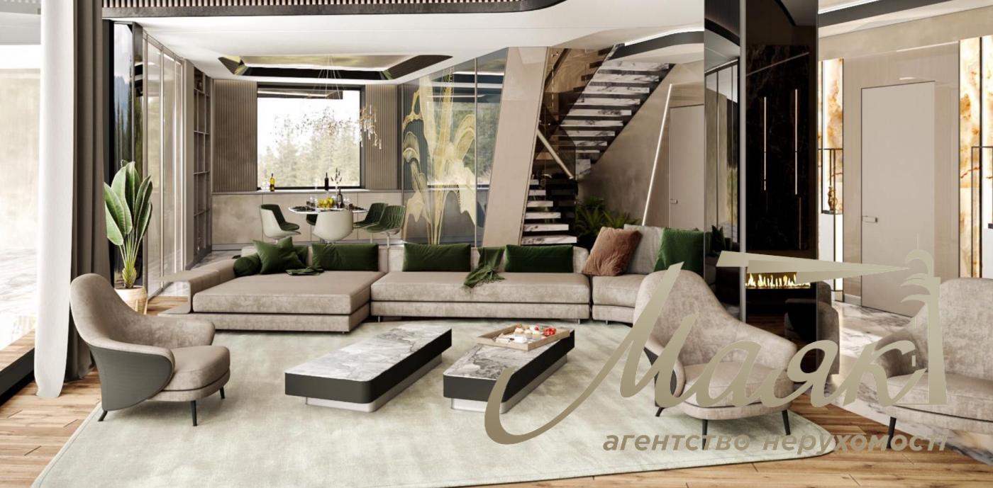 Продаж будинку 406м2 у с.Лісники, КМ "Хутір Ясний", Обухівський напрямок, Київська область.