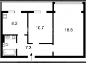 Продажа 2к квартиры 50 кв. м по ул. Половецкая 7/13.