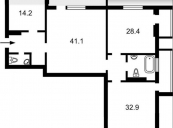 Продажа  3-к квартиры, 158 м.кв. в центре, в ЖК "Панорама на Печерске", по ул. Е. Коновальца (Щорса) 44а.                                                                                 