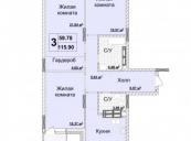 Продажа 3-х комнатной квартиры 116м2 в ЖК Новопечерские Липки