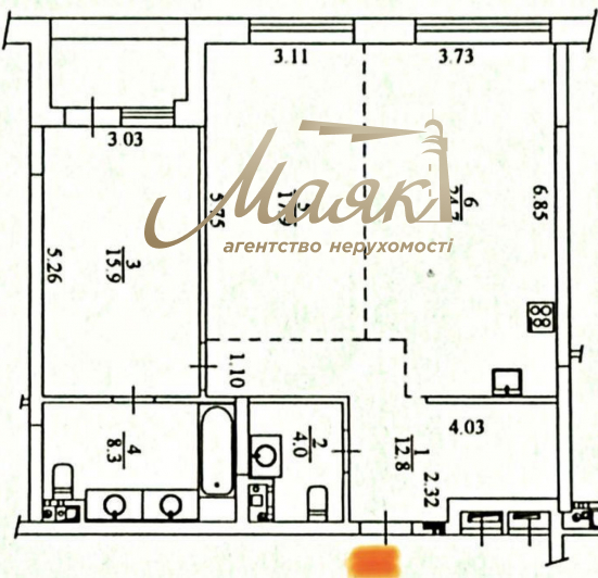Продажа 2-х комнатной квартиры, 86 м2 в ЖК Tetris Hall Тетрис Холл Федорова 