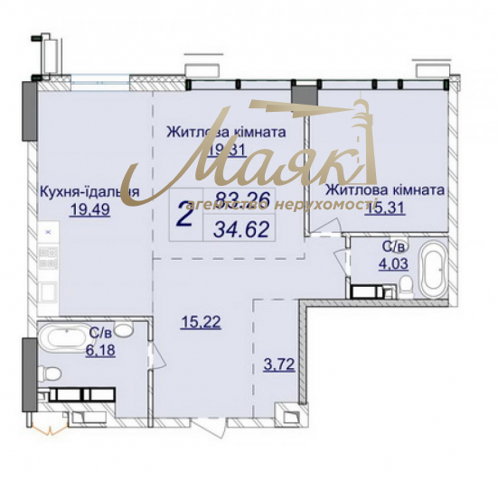 Продажа 2-х комнатной квартиры, 83 м2 в ЖК Новопечерские Липки Драгомирова