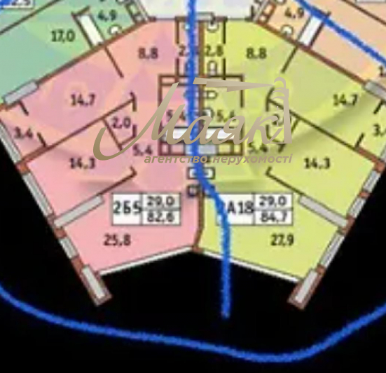 ЖК «Manhattan City» Продажа 4к квартиры 167 кв. м  на просп. Победы 11б