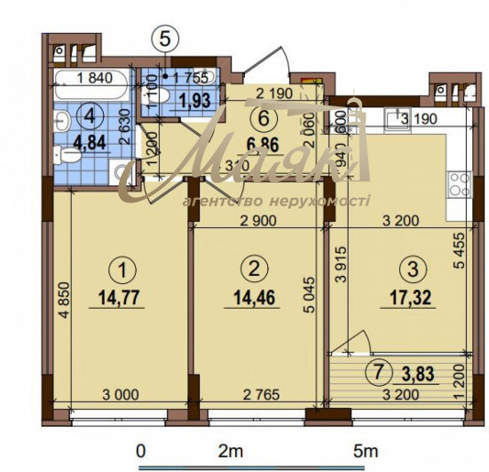 Продажа 2к квартиры ЖК Варшавский 2, ул. Семьи Кристеров, Виноградарь