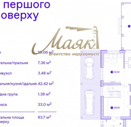 Продажа 3х-этажного дома ул. Бродовская, с. Чапаевка, Киев
